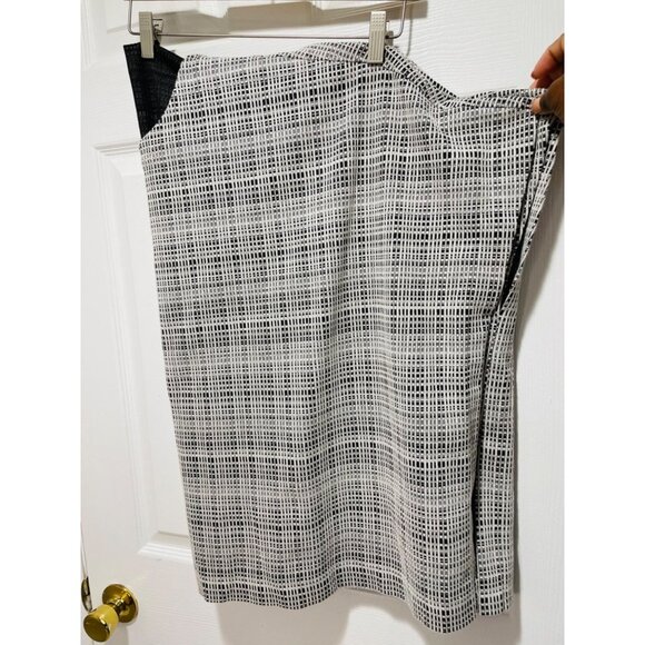 Van Heusen Black & White Poncho Style Sweater Dolman Top Size XL - Picture 2 of 3